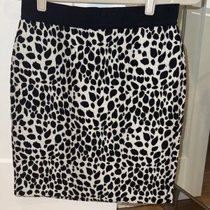 Ann Taylor Cheetah Print Mini Skirt